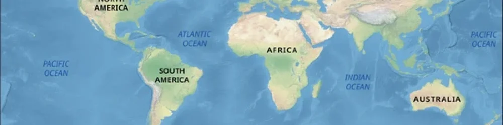 world map